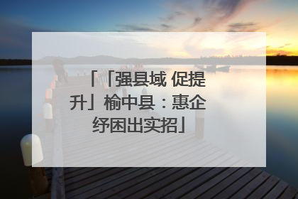 「强县域 促提升」榆中县：惠企纾困出实招