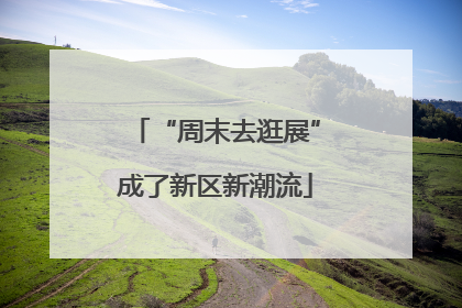 “周末去逛展”成了新区新潮流