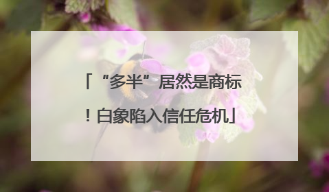 “多半”居然是商标！白象陷入信任危机