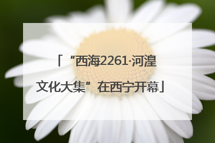 “西海2261·河湟文化大集”在西宁开幕
