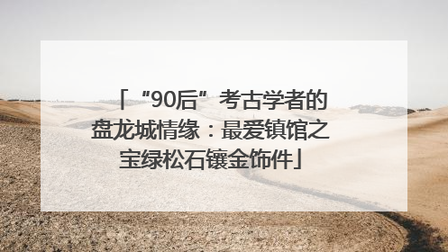 “90后”考古学者的盘龙城情缘：最爱镇馆之宝绿松石镶金饰件