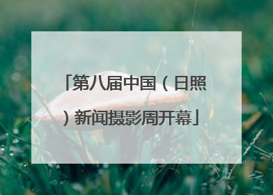 第八届中国（日照）新闻摄影周开幕