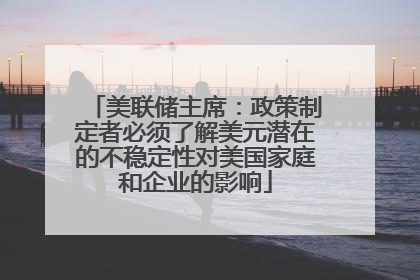 美联储主席：政策制定者必须了解美元潜在的不稳定性对美国家庭和企业的影响