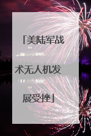 美陆军战术无人机发展受挫