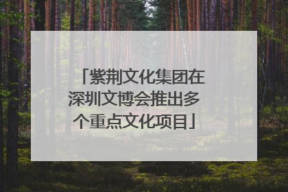 紫荆文化集团在深圳文博会推出多个重点文化项目