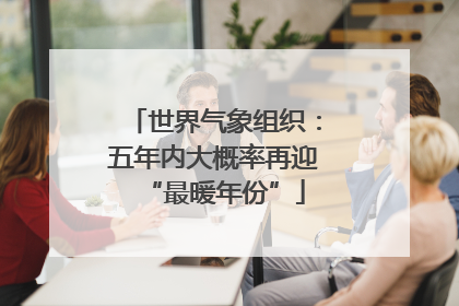 世界气象组织：五年内大概率再迎“最暖年份”