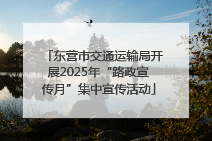 东营市交通运输局开展2025年“路政宣传月”集中宣传活动