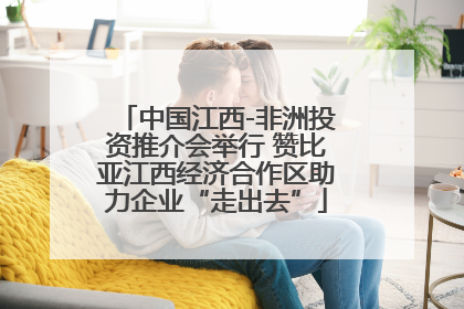 中国江西-非洲投资推介会举行 赞比亚江西经济合作区助力企业“走出去”