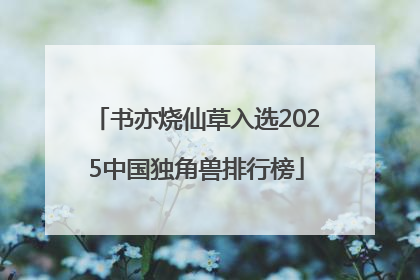 书亦烧仙草入选2025中国独角兽排行榜