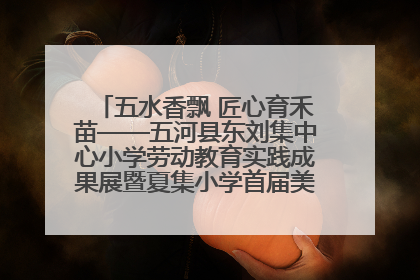 五水香飘 匠心育禾苗——五河县东刘集中心小学劳动教育实践成果展暨夏集小学首届美食节盛大举行