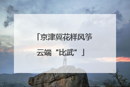 京津冀花样风筝云端“比武”