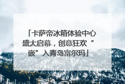 卡萨帝冰箱体验中心盛大启幕，创意狂欢“嵌”入青岛富尔玛