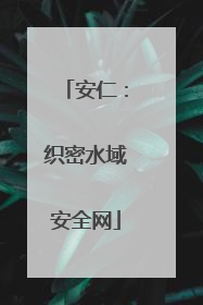 安仁：织密水域安全网