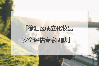 徐汇区成立化妆品安全评估专家团队