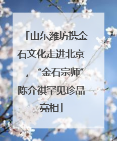 山东潍坊携金石文化走进北京，“金石宗师”陈介祺罕见珍品亮相