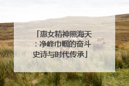 惠女精神照海天：净峰巾帼的奋斗史诗与时代传承