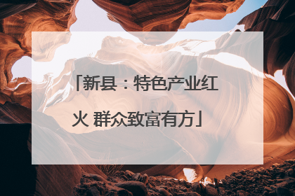 新县：特色产业红火 群众致富有方