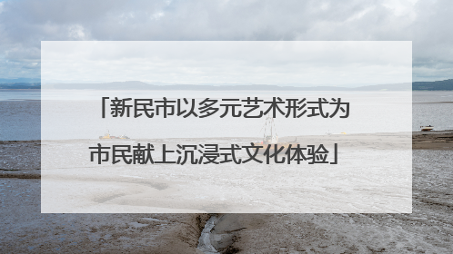 新民市以多元艺术形式为市民献上沉浸式文化体验