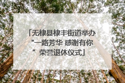 无棣县棣丰街道举办“一路芳华 感谢有你”荣誉退休仪式