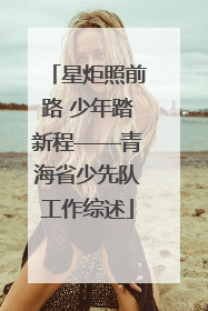 星炬照前路 少年踏新程——青海省少先队工作综述