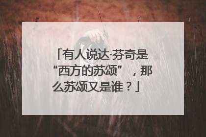 有人说达·芬奇是“西方的苏颂”，那么苏颂又是谁？