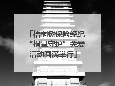 梧桐树保险经纪“桐星守护”关爱活动圆满举行