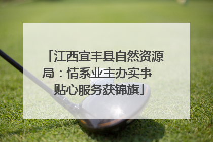 江西宜丰县自然资源局：情系业主办实事 贴心服务获锦旗