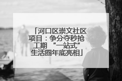 河口区崇文社区项目：争分夺秒抢工期 “一站式”生活圈年底亮相