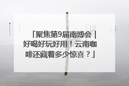 聚焦第9届南博会｜好喝好玩好用！云南咖啡还藏着多少惊喜？