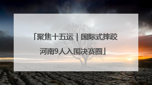 聚焦十五运｜国际式摔跤 河南9人入围决赛圈