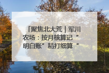 聚焦北大荒｜军川农场：按月核算记“明白账”精打细算“过紧日子”
