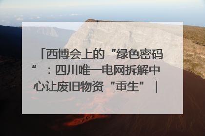 西博会上的“绿色密码”：四川唯一电网拆解中心让废旧物资“重生”｜西博寻“新”记