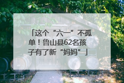 这个“六一”不孤单！鲁山县62名孩子有了新“妈妈”