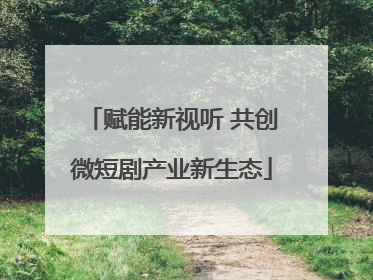 赋能新视听 共创微短剧产业新生态