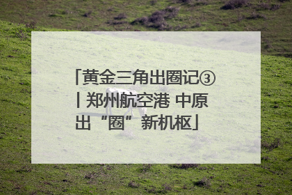 黄金三角出圈记③丨郑州航空港 中原出“圈”新机枢
