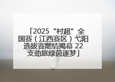 2025“村超”全国赛（江西赛区）弋阳选拔赛燃情揭幕 22支劲旅绿茵逐梦