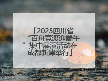 2025四川省“百舟竞渡迎端午”集中展演活动在成都新津举行