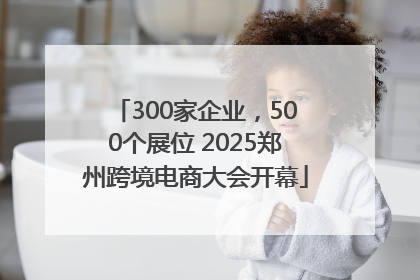 300家企业，500个展位 2025郑州跨境电商大会开幕