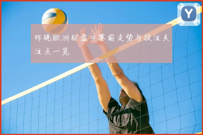 昨晚欧洲杯盘口赛前走势与投注关注点一览